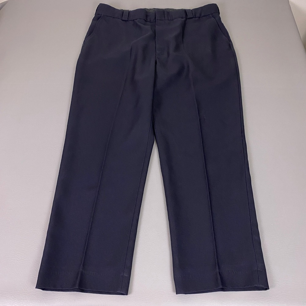 Flying Cross Uniform Duty Pants Men's Size 42x30 (Fit 40x30) Navy Blue *Wear*